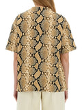 Jil Sander Women T-Shirt With Animal Pattern