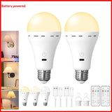 E27 Screw Base Tri-Color RGB Timer-Controlled Dimmable Bulb