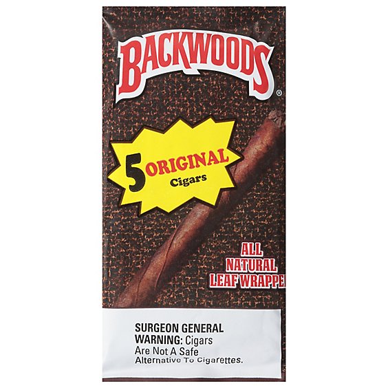 BACKWOOD ORIGINAL CIGARS - 5 PACK