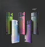 Punk Color Matching Wired Mechanical Keyboard