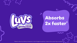 Luvs Platinum Protection Baby Diapers, Size 3, 100 Count