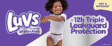 Luvs Platinum Protection Baby Diapers Size 2, 104 Count