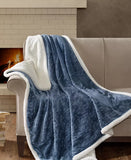 Madison Park Elma Oversized Textured Plush Throw 60x70