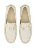 Ferragamo Men Moccasin With Gancini Ornament