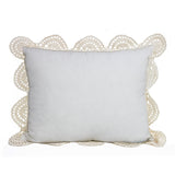Hand Made Crochet Cotton Boudoir Pillow