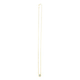 14k Yellow Gold MOP Evil Eye Necklace