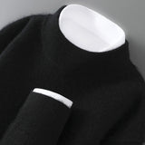 Men's Casual Loose-Fitting Cashmere Base-Layer Sweater