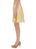 Burberry Women Check Pattern Skirt