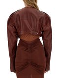 Rick Owens Women Leather Jacket