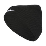 adidas Womens Script Beanie Standard fit Cuffed Acrylic Knit hat/Cap for Winter Orchid Fusion Purple/White one_Size