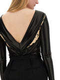 Marine Serre Women Draped Bodysuit
