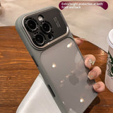 All-inclusive Large-view Window Phone Case With A Built-in Camera Shutter Button