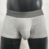 Men's Underwear Combed Cotton U Convex Sports Flat Pants Simple