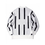 New Fallwinter Mens Pullover Color-block Knit Sweater