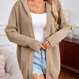 Casual All-matching Lapel Long Cardigan Jacket