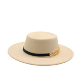 Retro AutumnWinter Wide-Brimmed Wool Jazz Hat