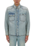 Valentino Men Denim Shirt