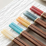 Chicken-wing Wood And Red Sandalwood Premium Natural Solid-wood Chopsticks