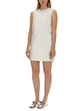 Versace Women Mini Duchesse Dress With Crystals