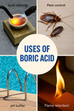 JSP Boric Acid Powder 8oz or 1lb Bag – 99.9% Pure Anhydrous H3BO3 for Gold Refining, Jewelry Casting, and Industrial Use