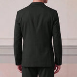 Mens Light-business Single-breasted Suit Jacket
