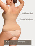 Women's Firm Control Tank Camisole - Bust Support & Tummy Waist Contour