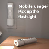 Rechargeable With Flashlight Induction Lamp People Walking Light