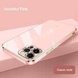 Electroplated Silicone Full-body Drop-proof Phone Case