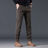 Spring And Autumn Loose-fitting Straight-leg Slim-fit Casual Trousers