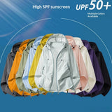 Mens Summer Hooded Sun-Protective Lightweight Jacket