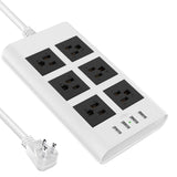 9.8ft USB Power Strip Surge Protector