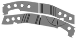 1999-2006 Chevy / GMC - GMT800 1500 - Weld On Front Frame Plate Kit