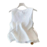 New Stylish Minimalist Sleeveless Loose Vest For Summer Workwear