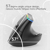 Colorful M618C RGB Vertical Wireless Ergonomic Hand-held Straight Mouse