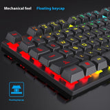 Household Portable 104 Key Back Light Keyboard For Gamers Mouse