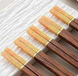 Chicken-wing Wood And Red Sandalwood Premium Natural Solid-wood Chopsticks