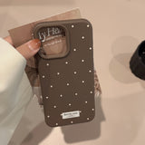 Ins-style Korean Polka-dot Phone Case