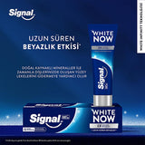 Signal White Now Teeth Whitening Toothpaste - Instant 3x Whitening, Natural Ingredients, 2.54 fl oz