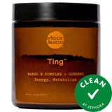 Ting Energy + Metabolism Non-Stim Supplement With Ginseng - Natural Energy Boost, Mood Support, Dietary Supplement