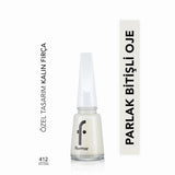Flormar Nail Enamel Highly Pigmented Polish 412 Sea Foam