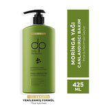 DP Moringa Oil Shampoo: Salt-Free, Keratin & Biotin Infused for Hair Strengthening, Shine & Anti-Hair Loss - 425ml
