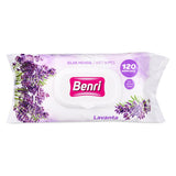 Benrı Gentle Lavender Baby Wipes - 120 Count - Soothing, pH Balanced, Natural Care for Newborns