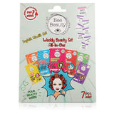 Bee Beauty 7-Day Skincare Mask Set for Face, Hands, and Feet - Comprehensive Facial and Body Care Routine