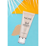 NOTE Cosmetics 3 In 1 Healthy Skin Tinted Moisturizer: SPF 50, Lightweight, Evens Skin Tone & Protects