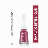 Flormar Nail Enamel - Long Lasting Nail Polish with Nail Care Benefits