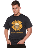 Happy Halloween Day Men's Bamboo Viscose/Organic Cotton Short Sleeve Graphic T-Shirt