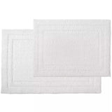 2-Piece: Bibb Home Microfiber Shag Bath Mat Set