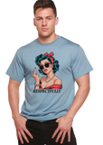 Respectfully Middle Finger Unisex Bamboo/Cotton Graphic T-Shirt