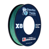 Reaction Tackle BRAIDED IN THE USA Fishing Line- X8