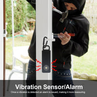 1pc Self-Defense Security Alarm With Motion Sensor And LED
